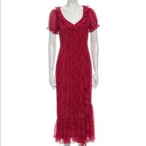 Cinq a sept red dress